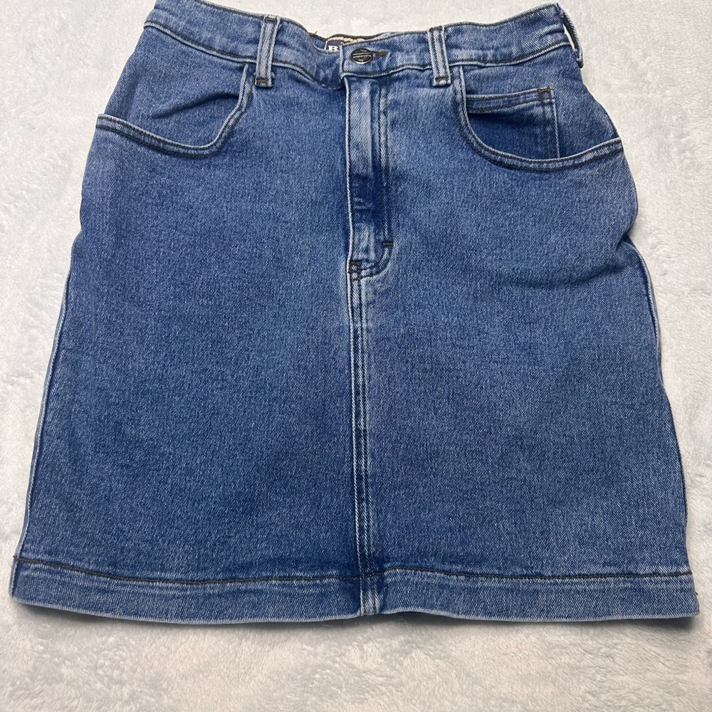 Harley Davidson Denim Blue Skirt
